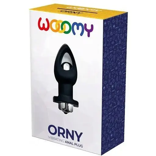 Анальна пробка Wooomy Orny зі знімною віброкулею діаметр 3.6 см довжина 8.4 см - фото 3