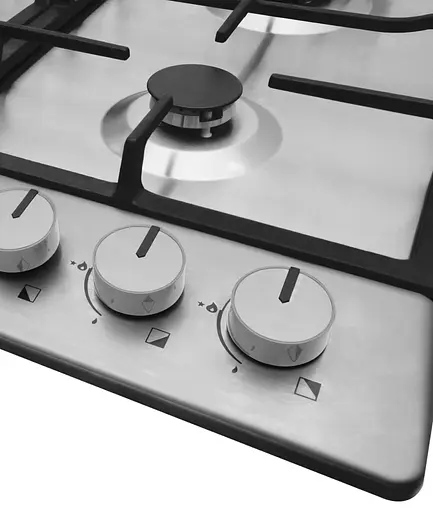 Комплект Hansa духовка электрическая + поверхность газовая черный+нержавеющая сталь - фото 7