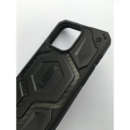 Оригинальный противоударный чехол UAG Monarch для Iphone 16 Pro Max (6.9") Carbon Fiber 114457114242 - фото 9