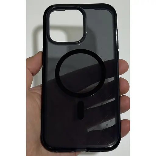 Оригінальний протиударний чохол Tech21 Evo Check MagSafe для Iphone 15 Pro Max (6.7") Smokey Black - фото 10