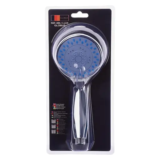 Ручной душ Globus Lux NSF-080-1-LUX Blister, Хром - фото 1