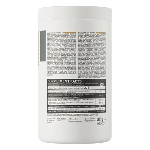 Креатин CGT + Collagen + Vitamin C 400 г Персик OstroVit fit0024673 - фото 2