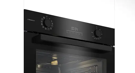 Духовой шкаф электрический Beko A дисплей конвекция телескопические направляющие 72 л черный - фото 5