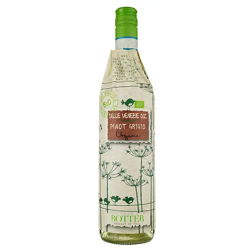 Вино Uccelli Delle Venezie Pinot Grigio, белое , сухое ,12,5%, 0,75 л - фото 1