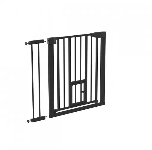 Барьер межкомнатный-лестничный Tulano Guardian 2.0 Black 75-96 см - фото 1