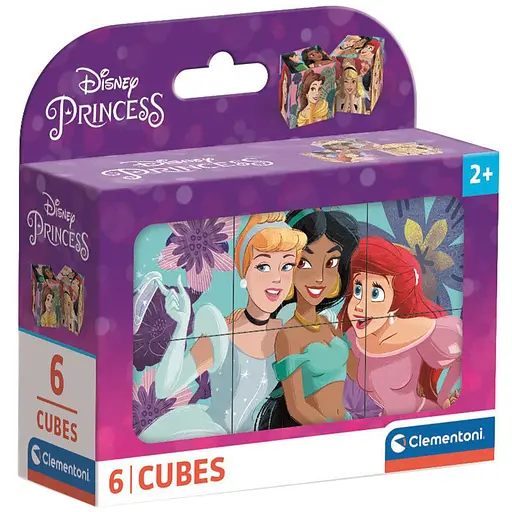 Кубики-пазл Clementoni Princess 6 шт. (40660) - фото 1