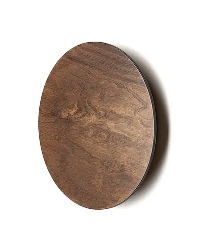 Бра, настенный светильник Nowodvorski 11290 Ring Timber M LED 1x10W 3000K 130Lm IP20 коричневый - фото 3