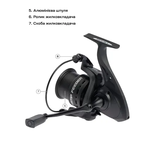 Катушка Brain Champ Feeder 5000 3+1BB 4.8:1 - фото 6