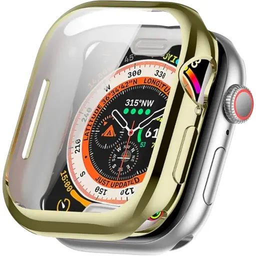 Чохол-накладка DK для Apple Watch 46mm (Series 10) Silicone Face Case (starlight)