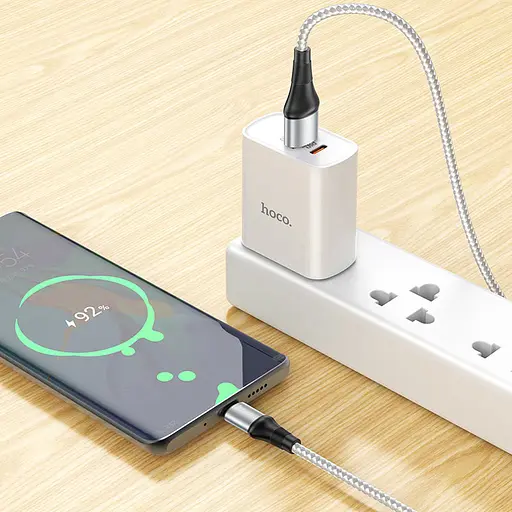 Дата кабель Hoco X50 "Excellent" USB to Type-C (1m) Сірий - фото 4