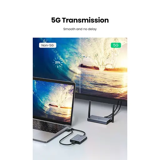 Безпровідний подовжувач UGREEN CM506 Wireless HDMI Extender Transmitter and Receiver 50m(UGR-50633A) - фото 4