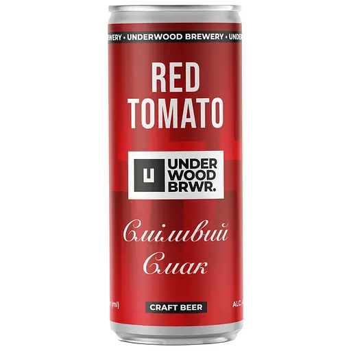 Пиво Underwood Brewery Світле Red Tomato 4.2% 0.33 л з/б