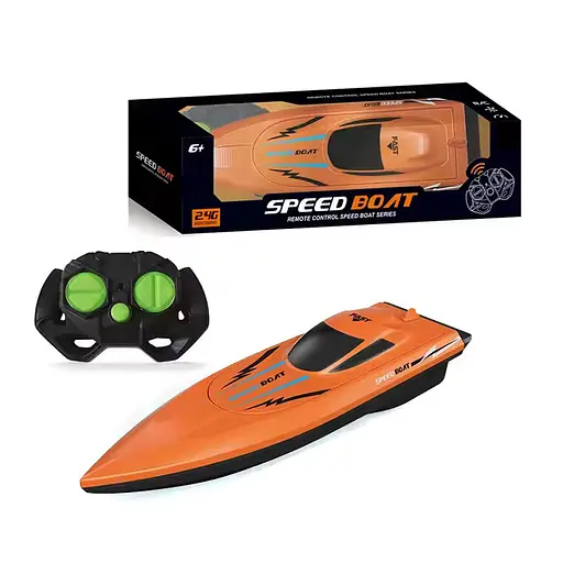 Катер на радіокеруванні, 2.4G, 26 см, на батарейках, 27x7x8.5 см (В асортименті) - фото 2