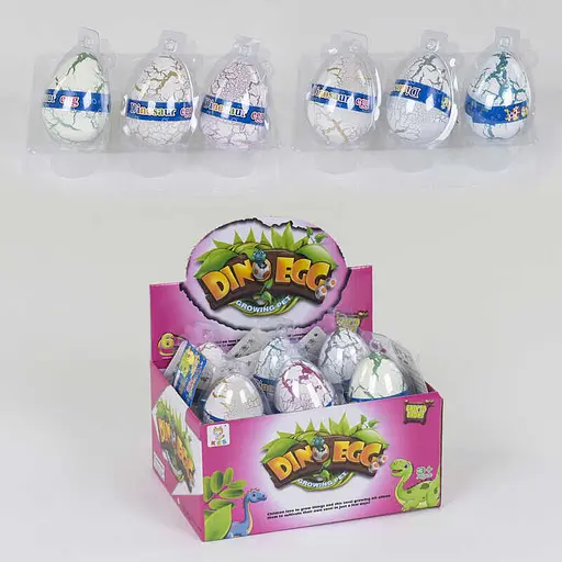 Зростаючі тварини в яйці "Динозаври" З 37599, Ціна за 1 штуку (6900067375995) МІКС - фото 1