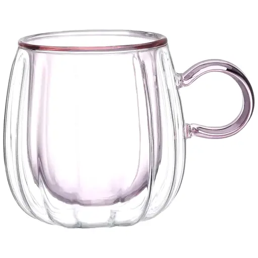 Набір чашок Vittora Cut Pink з подвійним дном 2 шт. 240 мл (141383)