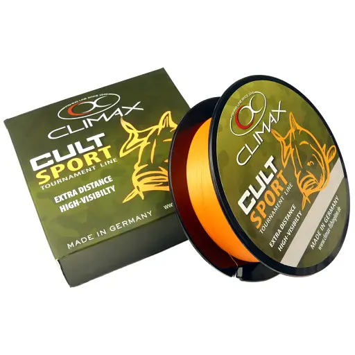 Волосінь Cli мax Cult Carp Sport 1000 м (orange) 0.22 мм 4.4 кг