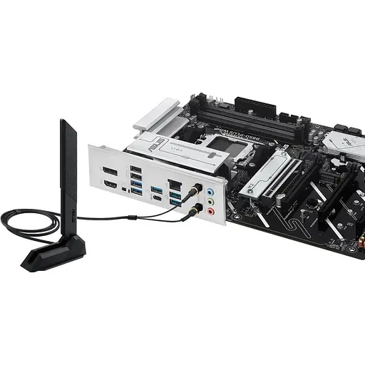 Материнская плата Asus AM5 Prime B850-PLUS WIFI, B850, 4xDDR5, Int.Video (CPU), 4xSATA3, 3xM.2, 1xPCI-E 5.0 x16, 1xPCI-E 4.0 x16, 2xPCI-E 3.0 x16, Realtek 7.1, Realtek 2.5Gb, WiFi 6E, Bluetooth 5.3, 8xUSB 3.2 / 8xUSB 2.0, HDMI/DP, ATX - фото 5