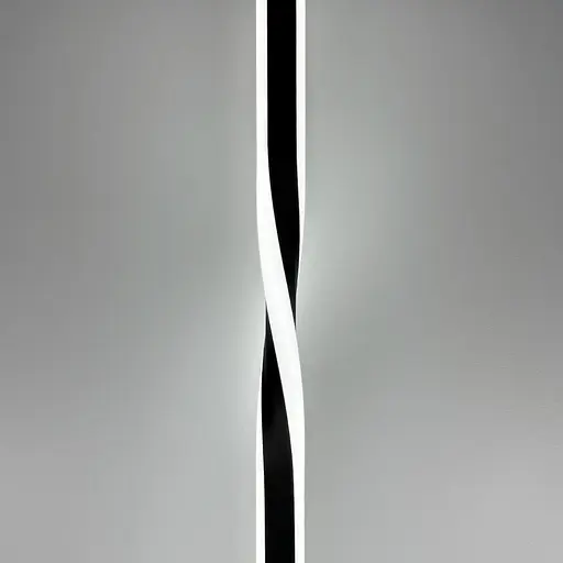 Видовжене світлодіодне чорне бра 80 см 4000K Арт. WB 32/800 BK Line F - фото 3