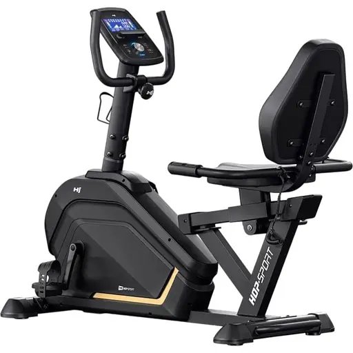 Горизонтальний велотренажер Hop-Sport HS-120L Ravel чорний - фото 1