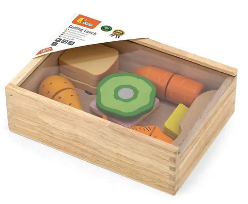 Игрушечные продукты Viga Toys Обед 44542 набор деревянных игрушечных продуктов - фото 4