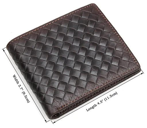 Мужской кожаный кошелек Vintage 11.5х9.5 см acs0015355 - фото 3