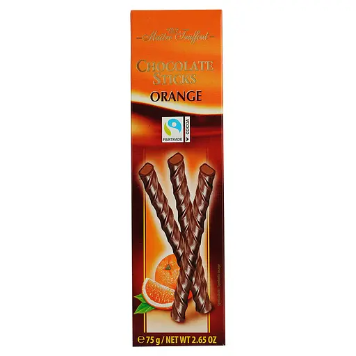 Уцінка. Шоколадні палички Maitre Truffout Orange з апельсином 75 г - фото 2