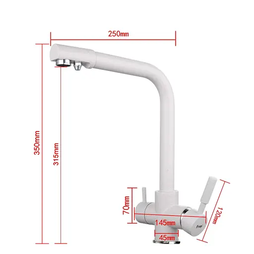 Змішувач для кухні Frap F4352-8 - фото 2