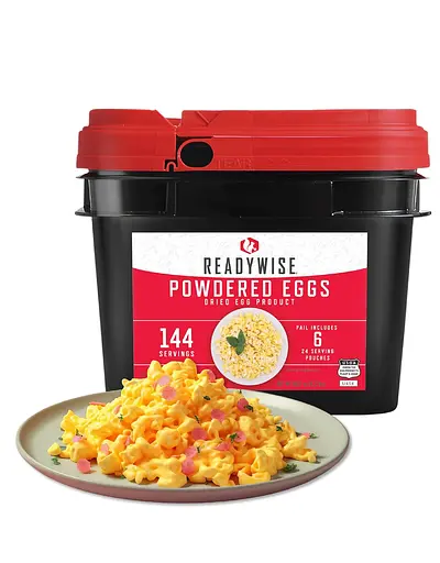 Сублимированные яйца (яичный порошок) длительного хранения до 10 лет, 144 порции Readywise RW05-516 (101071)