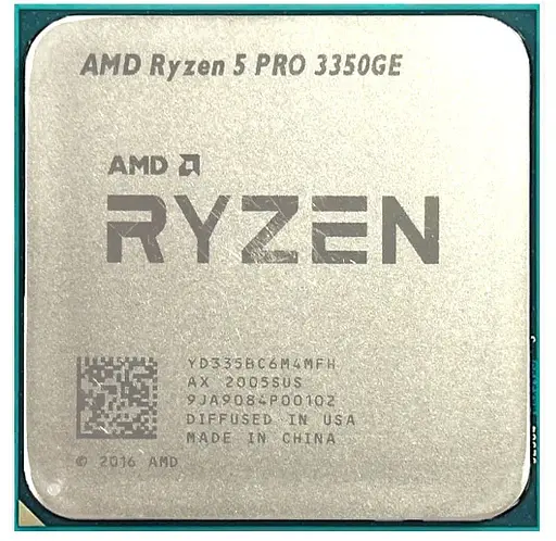 Процессор AMD Ryzen 5 3350GE PRO Socket AM4 (YD335BC6M4MFH) Б/У