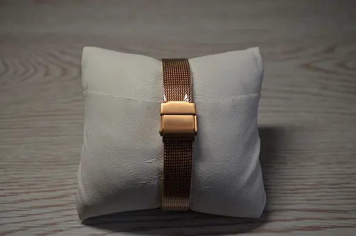 Женские ультратонкие часы Skmei 1185 (Золотистый) - фото 5