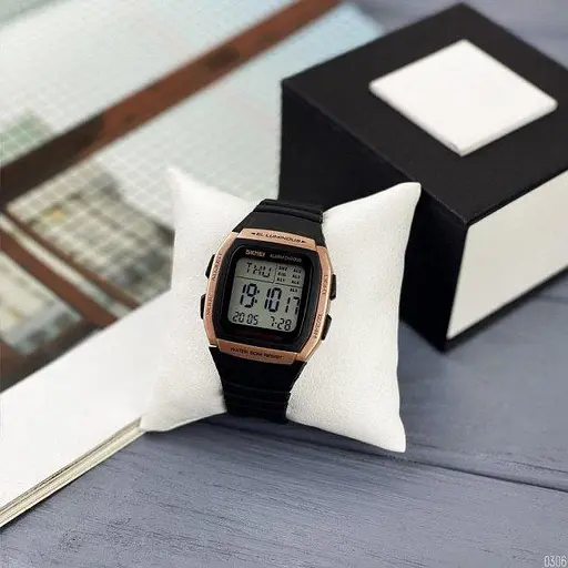 Чоловічий спортивний годинник Skmei 1278 Рожеве золото - фото 6