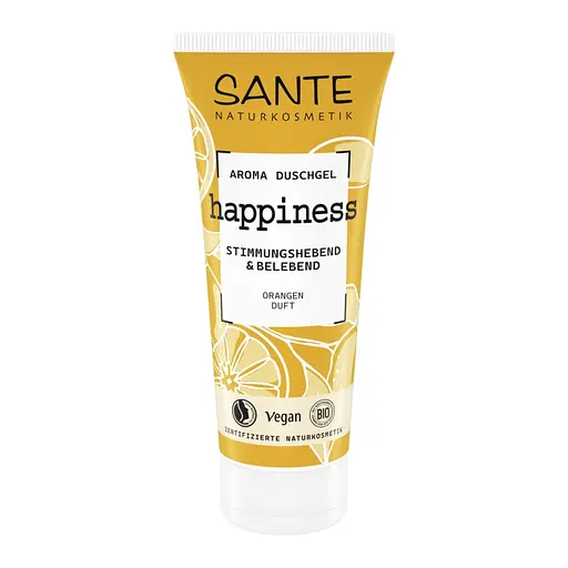 Vegan Аромагель для душу Sante Happiness Апельсин 200 мл - фото 1