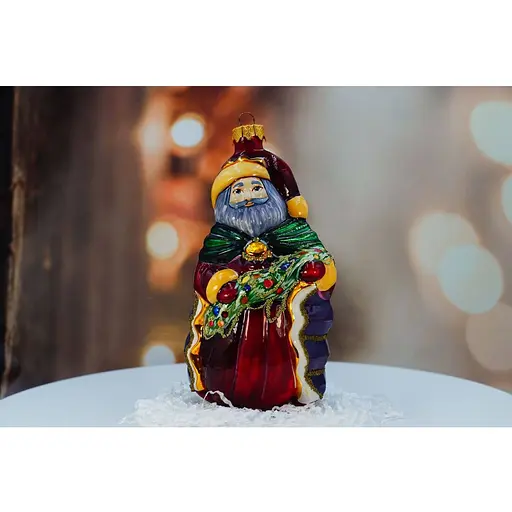 Ялинкова прикраса Різдвяні історії Святий Миколай скло (4820001045178) - фото 5