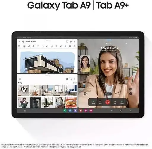 Планшет Samsung Galaxy Tab A9 4/64GB Wi-Fi Graphite (SM-X110NZAA) - фото 7