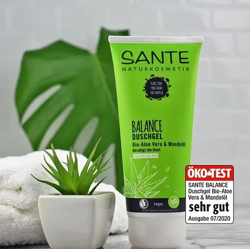 БІО-Гель для душу BALANCE Мигдаль та Алое SANTE 200 мл - фото 2