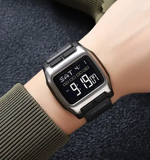 Часы мужские спортивные наручные Skmei 2193 (Серебристый) - фото 5