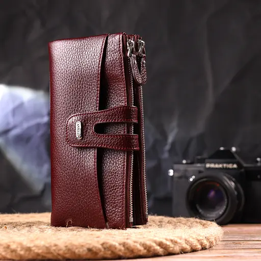 Женский кожаный кошелек Canpellini 19х9.5х1.5 см acs0025144 - фото 6