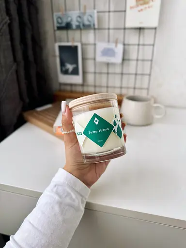 Свічка Рута і м'ята Мініатюри 130 мл Соєвий віск - фото 5