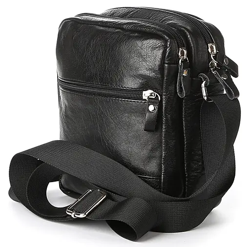 Сумка кожаная мужская SHVIGEL 16х18х8 см sum0012465 - фото 3