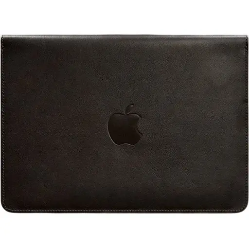 Кожаный чехол-конверт BlankNote на магнитах для MacBook 13 Темно-коричневый - фото 1