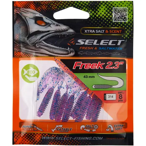 Силікон Select Freek 2.3" #314 (8 шт/уп) - фото 2