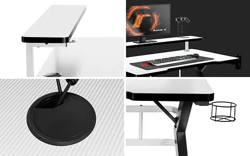 Компьютерный стол HUZARO HERO 5.0 WHITE - фото 7