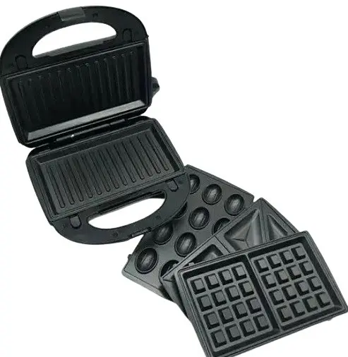 Електрогриль мультимейкер Crownberg CB-1077 4в1 - фото 4