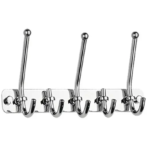 Планка з 5-ю гачками ZERIX LR201-5 (LL1415) - фото 1