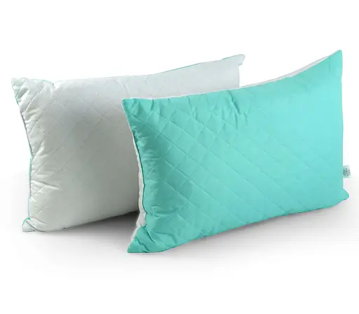 Подушка Руно 50х70 силиконовая стеганная "Бирюзовая" К_310.52С_Бирюзовый