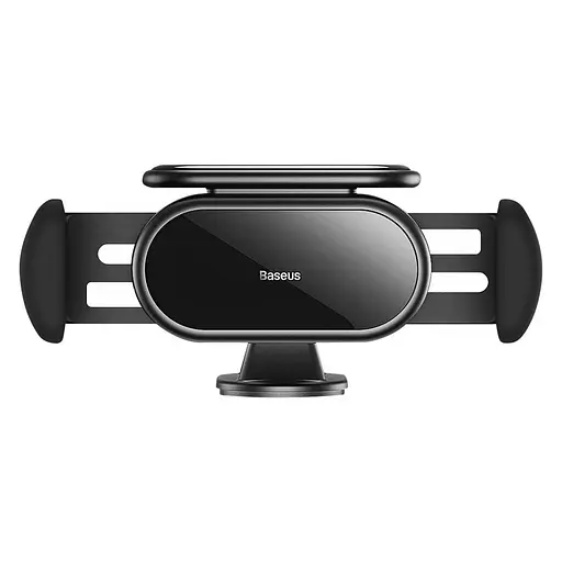 Автотримач для телефона Baseus Steel Cannon pro Solar Electric Car Mount Black - фото 3