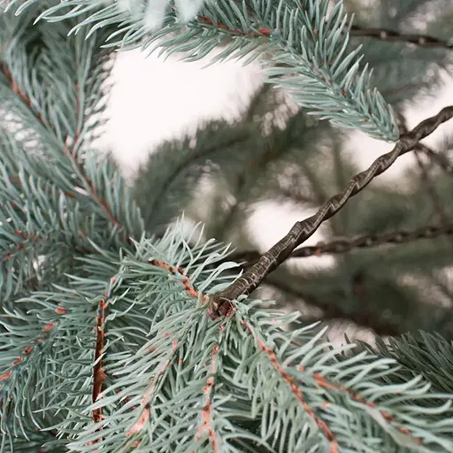 Новорічна штучна ялинка Siga Group Кавовівська на підставці 2.1 м Блакитна ялинка - фото 2