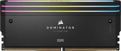 Оперативная память Corsair 32GB (2x16GB) DDR5 7200MHz Dominator Titanium RGB (CMP32GX5M2X7200C34) - фото 2