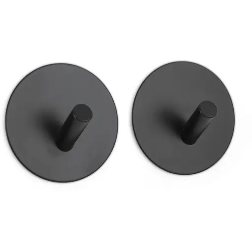 Набір клейких гачків Fabrika Lux Black, 2шт.