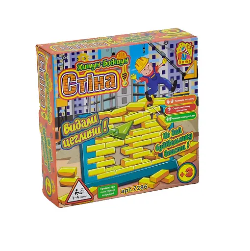 Настольная игра "Стена" 7286 4FUN Game Club, в коробке - фото 1